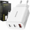 RÝCHLA SIEŤOVÁ NABÍJAČKA PRE TELEFÓN 3X USB USB-C TYP-C 30W QUICK CHARGE