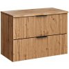 Súprava skrinka Comad Adel Oak ADEL OAK 82-80-B-2S, doska na skrinku Comad Nature Wotan NATURE WOTAN 89-80-46 M