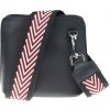 NovaKabelka.sk Grana Nera s prídavným popruhom kožená talianska crossbody kabelka čierna