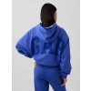 GAP Crop mikina oversize VintageSoft s logom Tmavomodrá XL