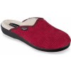 807-T209 MJARTAN-Vlnené papuče - červený menžester Veľkosť: 41