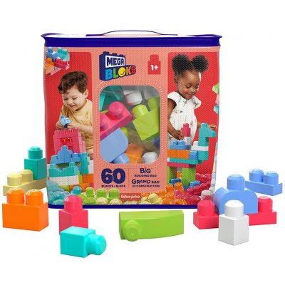 Mattel Mega Bloks Kocky v plastovom vreci - 60 dielov