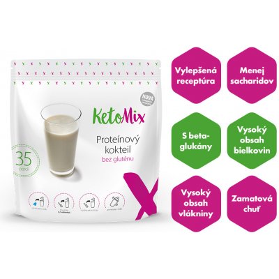 KetoMix Proteínový kokteil 35 porcií 1050 g