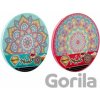 ALLTOYS Diamantové malování Mandala 30 cm růžová