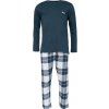 Pánske pyžamo Fila, MAN JERSEY PYJAMAS tmavo modrá,Biela S