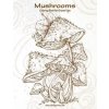 Mushrooms Coloring Book for Grown-Ups 1