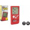 Teddies Digitálna hra Padajúce kocky hlavolam plast 14x7cm červená na batérie so zvukom 00850657