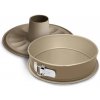 Forma na tortu GOLD ELEGANCE 26 cm, 2 podstavce, bronz, oceľ, Guardini