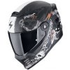 Helma na motorku SCORPION COVERT FX SKULLZ matná čierno/šedo/zlatá Veľkosť: XL