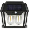 HARAHU Vonkajšia solárna nástenná lampa - Čierna