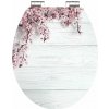 WC sedadlo SCHÜTTE FLOWERS AND WOOD | MDF HG, Soft Close