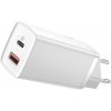 Rýchla cestovná nabíjačka Baseus GaN2 Lite USB+C 65W EU (biela) CCGAN2L-B02