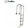 Vágner Pool Nerezový rebrík Muro (Slim) 4 stupňový s puzdrom, AISI 304