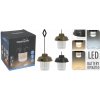 Svietidlo kempingové 10,5x10,5cm 3,7V, USB nabíjacie, 3 režimy