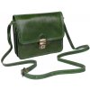 NovaKabelka.sk Celso Verde kožená talianska crossbody kabelka zelená