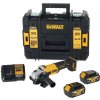 DeWALT 18V XR Aku bezuhlíková uhlová brúska DCG407N-XJ, 125 mm (2x4,0Ah, kufor)