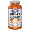 Predtréningový doplnok Now foods arginín kapsule 260 g 0,3 ml
