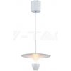 Dizajnové závesné LED svietidlo 9W (30*300*1370MM) biele 3000K Nastaviteľná výška 1000lm V