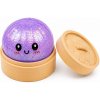 Malá antistresová trblietavá knedlička – Squishy Dumpling Glitter Farba: fialová