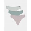 Dámske nohavičky Under Armour UA Pure Stretch NS THONG (3ks) Šedá SM