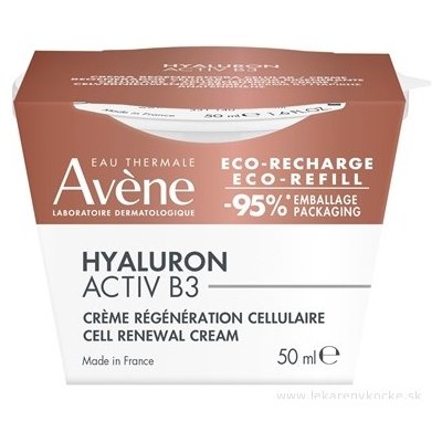 AVENE HYALURON ACTIV B3 Krém pre obnovu buniek náhradná náplň 1x50 ml