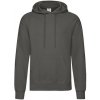 Fruit of the Loom Pánska mikina s kapucňou 62-208-0 Light Graphite -Solid XL
