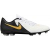 Pánske kopačky Nike, PHANTOM GX II CLUB DF FG/MG biela,čierna,zlatá, 46 EU