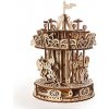 Ugears 3D drevené mechanické puzzle Kolotoč