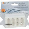Solight rozbočka, 4x 2,5A, biela P82