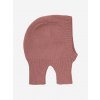 Detská pletená merino kukla ružová Brick Dust CeLaVi