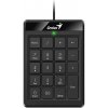 Genius NumPad 110 numerická klávesnica drôtová (USB) čierna 31300016400