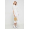 Bavlnené šaty Desigual biela farba, midi, áčkový strih, 24SWVW59 XL