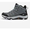 QUECHUA Dámska polovysoká nepremokavá turistická obuv MH500 sivá 41