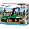 Sluban B0778 Traktor s prívesom na polená