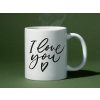 Cuply Keramický hrnček - Simple I love you, 330ml