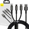 Baseus CAMLTWJ-01 Tungsten Gold 3v1 USB-C, Lightning, MicroUSB, 1,5m