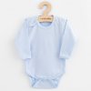 Dojčenské body celorozopínacie New Baby Classic II modré 56 (0-3m)