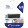 Verbatim USB flash disk, USB 2.0, 128GB, Slider, čierny, 49328