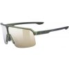 uvex športové okuliare ramp olive matt/mirror gold s3