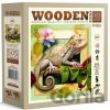 WOODEN CITY Dřevěné Chameleon a květiny 505 dielov