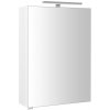 SAPHO - RIWA galérka s LED osvetlením, 50x70x17cm, biela lesk RIW050-0030