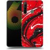 Picasee silikónový čierny obal pre Realme 6i - Red black