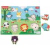 TREFL Dřevěná vkládačka Fisher Price Divoká zvířátka