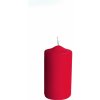 Sviečka valcová pr. 40 mm x 80 mm Červená / bal. 4 ks