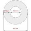 Hadica silikónová textilná 3x200mm pre kávovary Jura