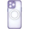 MagSafe silikónový kryt pre iPhone 13 Pro Max - Fialový