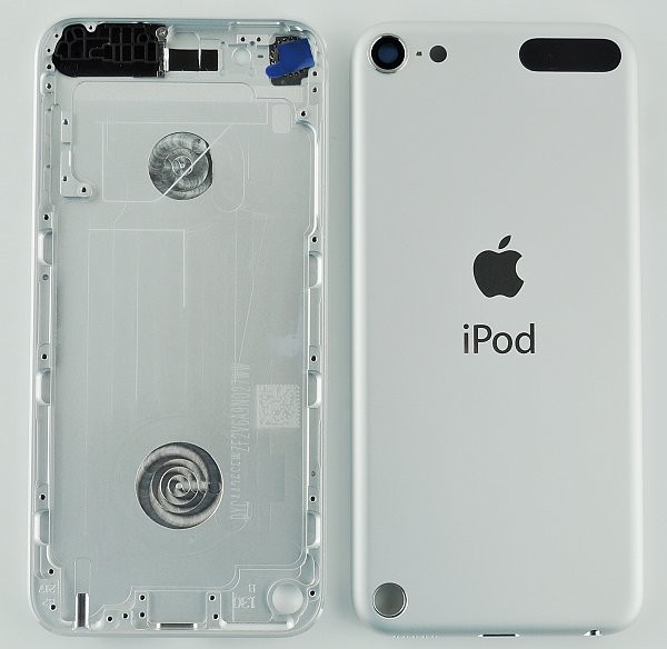 Kryt iPod Touch 5 zadný strieborný