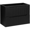 Comad NOVA BLACK D2 82-80-2S Kúpeľňová skrinka, šuplíky 80cm