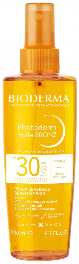 Bioderma Photoderm Bronz suchý olej SPF30 200 ml