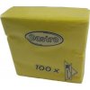 Servítky 33x33cm 1-vrstvové 4f 100ks žlté